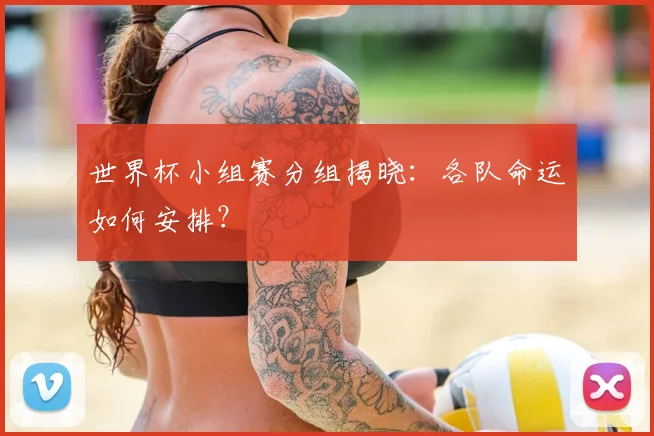 世界杯小组赛分组揭晓：各队命运如何安排？